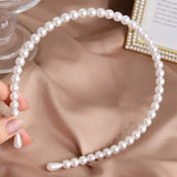 Mujer con diseno de perla artificial elegante Diadema para pelo Decoracion
