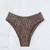 Swim Bottom de bikini con estampado de leopardo