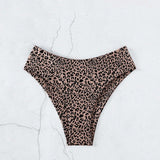 Swim Basics Bottom de bikini con estampado de leopardo