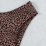 Swim Basics Bottom de bikini con estampado de leopardo