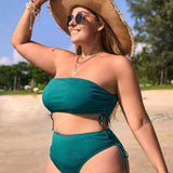 VCAY Banador bikini bandeau con cordon lateral