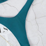 Swim Banador bikini de canale triangulo corte alto