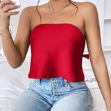 Prive Top Brasier sin tirantes unicolor