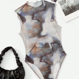 EZwear Body tank de tie dye sin set de lenceria