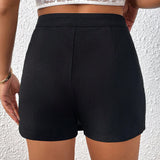 Prive Skort con cuenta de perla bajo con abertura