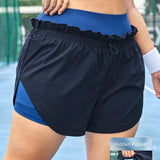 Sport Lifespree Talla grande Shorts deportivos de cintura con cordon 2 en 1