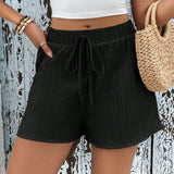 Frenchy Shorts de cintura con cordon