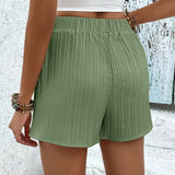 Frenchy Shorts de cintura con cordon tejido de canale