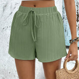 Frenchy Shorts de cintura con cordon tejido de canale