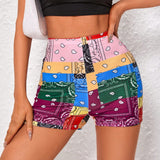 VCAY Shorts con estampado de paisley