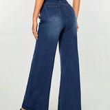 ICON Jeans de talle alto de pierna ancha