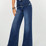 ICON Jeans de talle alto de pierna ancha