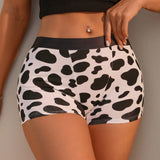 Boyshorts con estampado de vaca