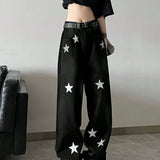 Jeans con estampado de estrellas