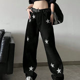 Jeans con estampado de estrellas