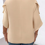 Essnce Talla grande Blusa con encaje en contraste