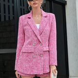 Prive de cuello con solapa con diseno de solapa Blazer & Shorts