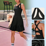 Sport Lifespree Vestido deportivo con dobladillo plisado, atuendo de tenis para mujer