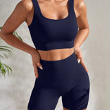 Yoga Basic Conjunto deportivo tejido de canale ancho