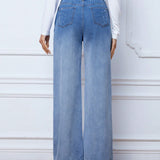 Tall Jeans de talle alto de pierna ancha