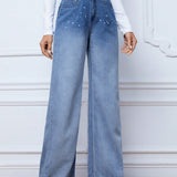 Tall Jeans de talle alto de pierna ancha