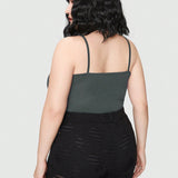 Goth Body Con Tirantes Finos De a Grande Para Mujer