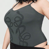 Goth Body Con Tirantes Finos De a Grande Para Mujer