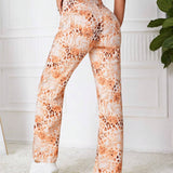 EZwear Jeans de pierna recta con estampado