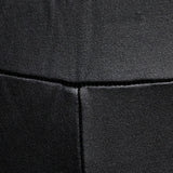 SXY Pantalones de pierna ancha con diseno de diamante de imitacion de malla en contraste