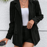 VCAY de cuello con solapa con boton Blazer & Shorts