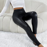 PETITE Leggings unicolor PU