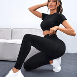 Sport Studio Conjunto Deportivo Sin Costuras Con Mangas Raglan