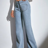 Tall Jeans con doble bolsillo de pierna ancha