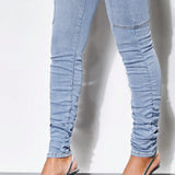 BAE Jeans ajustados con bolsillo lateral con solapa apilado