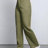 EZwear Pantalones rectos unicolor