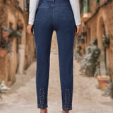 EMERY ROSE Jeans ajustados con lavado