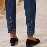 EMERY ROSE Jeans ajustados con lavado
