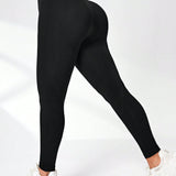 Talla grande Leggings deportivos de cintura ancha