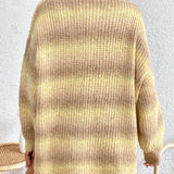 VCAY Cardigan de ombre de hombros caidos con parte delantera abierta