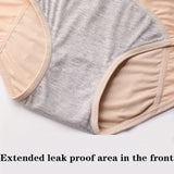 4 piezas de mujeres de malla elastico Braguitas - confortable & transpirable prueba de fugas fisiologico Lenceria & Ropa interior