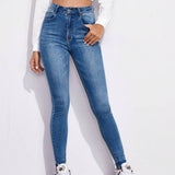 Essnce Jeans ajustados con cremallera