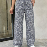 Coolane Pantalones rectos con estampado