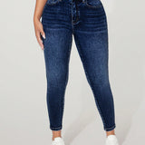 PETITE Jeans ajustados crop