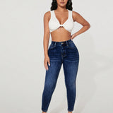 PETITE Jeans ajustados crop