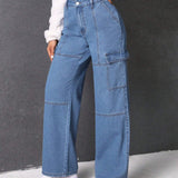 EZwear Pantalones Jeans De Mujer