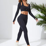 Sport Studio Top deportivo crop unicolor & Leggings