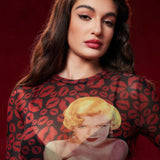 Marilyn Monroe X  Blusa De Mujer Con Hilos De Marilynmonron