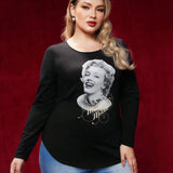 Marilyn Monroe   Camiseta as Grandes Linea Marilynmonron