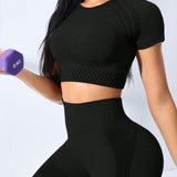 Yoga Basic Conjunto Deportivo De Mujer Sin Costuras De Alta Elasticidad