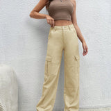 Tall Jeans cargo con bolsillo lateral con solapa